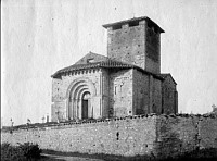Lescure-d'Albigeois, Eglise St-Michel (en aout 1884)